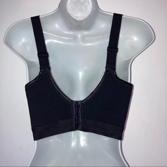 Cacique Sexy Sensual Wirefree Full Coverage  Cotton Black Bra 40DD - Picture 5 of 5